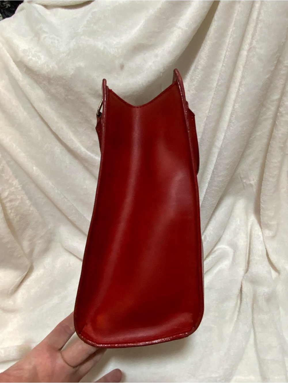 Dooney & Bourke Red Leather Top-Handle Crossbody Bag - Picture 3 of 5